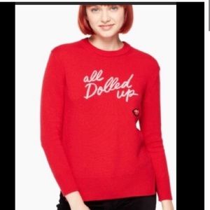 Katespade all dolled up knit sweater